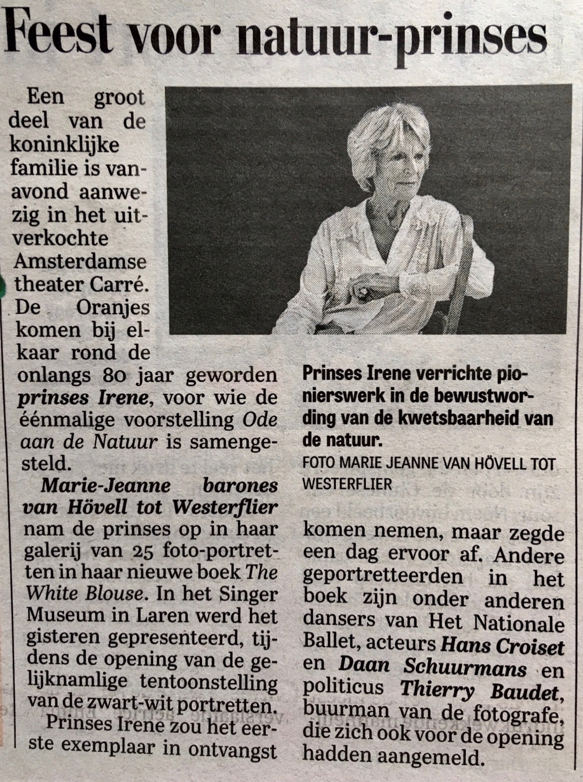 Telegraaf, 16 september 2019
